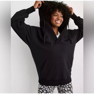 Aerie Down To Earth Henley Hoodie